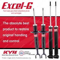 Front + Rear KYB EXCEL-G Shock Absorbers for AUDI A6 C5 V6 FWD All Styles