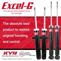 Front + Rear KYB EXCEL-G Shock Absorbers for AUDI A6 C7 V6 DV6 AWD Sedan