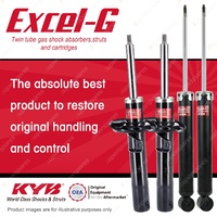 Front + Rear KYB EXCEL-G Shock Absorbers for AUDI TTS 8J 2.0TFSI Quattro I4 AWD