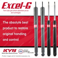 Front + Rear KYB EXCEL-G Shock Absorbers for BMW E30 316i 318i 320i RWD Sedan