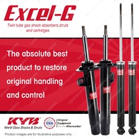 Front + Rear KYB EXCEL-G Shock Absorbers for BMW E46 318i 320D I4 DT4 RWD