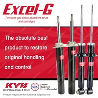 Front + Rear KYB EXCEL-G Shock Absorbers for BMW E39 528i 530D 530i RWD Sedan