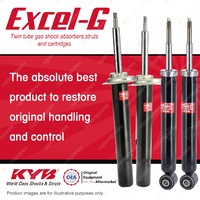 Front + Rear KYB EXCEL-G Shock Absorbers for BMW E39 528i 530i I6 RWD