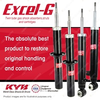 Front + Rear KYB EXCEL-G Shock Absorbers for BMW E70 X5 DT6 I6 V8 4WD SUV