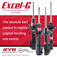 Front + Rear KYB EXCEL-G Shock Absorbers for DAIHATSU Pyzar G301 G303 FWD Wagon