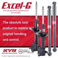 Front + Rear KYB EXCEL-G Shock Absorbers for DAIHATSU Sirion M100 EJ-DE 1.0 FWD