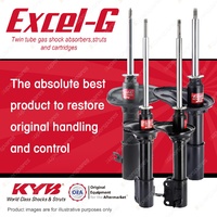 Front + Rear KYB EXCEL-G Shock Absorbers for EUNOS 30X EC10 K8 1.8 V6 FWD Coupe