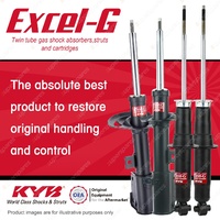 Front + Rear KYB EXCEL-G Shock Absorbers for FIAT Freemont JF DT4 I4 V6 FWD SUV