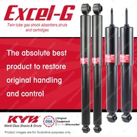 Front + Rear KYB EXCEL-G Shock Absorbers for FORD Courier PC PD PE PG PH