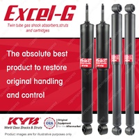 Front + Rear KYB EXCEL-G Shock Absorbers for FORD Courier PE PG PH I4 DT4 RWD