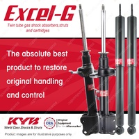 Front + Rear KYB EXCEL-G Shock Absorbers for FORD Econovan BA ZA V6 4WD SUV