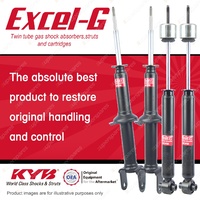 Front + Rear KYB EXCEL-G Shock Absorbers for FORD Fairlane NA NC I6 V8 RWD Sedan