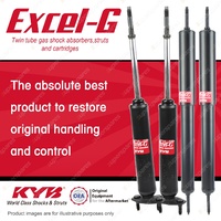 Front + Rear KYB EXCEL-G Shock Absorbers for FORD Fairmont XT XW XY I6 V8 RWD