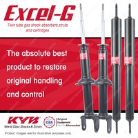 Front + Rear KYB EXCEL-G Shock Absorbers for FORD Fairmont EA EB ED RWD Wagon