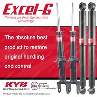 Front + Rear KYB EXCEL-G Shock Absorbers for FORD Falcon AU I6 V8 RWD Ute