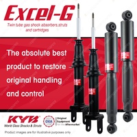 Front + Rear KYB EXCEL-G Shock Absorbers for FORD Falcon BFII I6 V8 RWD Sedan