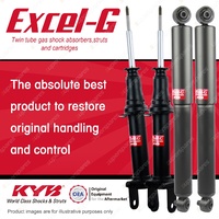 Front + Rear KYB EXCEL-G Shock Absorbers for FORD Falcon BFII RWD Ute Wagon