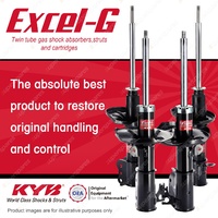 Front + Rear KYB EXCEL-G Shock Absorbers for FORD Laser KN KQ I4 FWD All