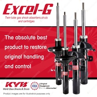 Front + Rear KYB EXCEL-G Shock Absorbers for FORD Mondeo HC HD HE I4 V6 FWD