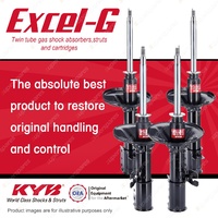 Front + Rear KYB EXCEL-G Shock Absorbers for FORD Telstar AT I4 FWD All Styles