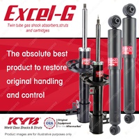 Front + Rear KYB EXCEL-G Shock Absorbers for HOLDEN Astra AH I4 DT4 FWD All