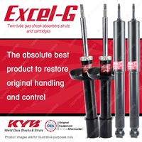 Front + Rear KYB EXCEL-G Shock Absorbers for HOLDEN Barina SB I4 FWD All Styles