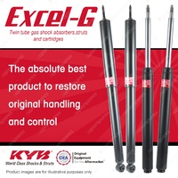 Front + Rear KYB EXCEL-G Shock Absorbers for HOLDEN Calais VK VL I6 V8 RWD Sedan