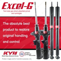 Front + Rear KYB EXCEL-G Shock Absorbers for HOLDEN Calais VR VS V6 V8 RWD Sedan