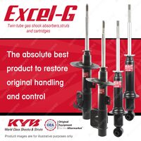 Front + Rear KYB EXCEL-G Shock Absorbers for HOLDEN Calais VE V6 V8 RWD Sedan