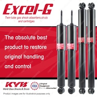 Front + Rear KYB EXCEL-G Shock Absorbers for HOLDEN Colorado RC LCA H9 3.6 V6