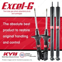 Front + Rear KYB EXCEL-G Shock Absorbers for HOLDEN Commodore VY V6 V8 RWD Sedan