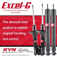 Front + Rear KYB EXCEL-G Shock Absorbers for HOLDEN Commodore VY V6 V8 RWD Ute