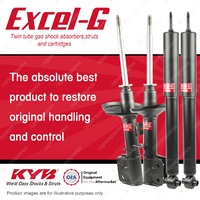 Front + Rear KYB EXCEL-G Shock Absorbers for HOLDEN Commodore VZ LEO 3.6 V6 RWD