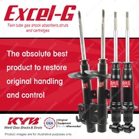 Front + Rear KYB EXCEL-G Shock Absorbers for HOLDEN Commodore VE V6 RWD Ute