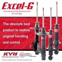 Front + Rear KYB EXCEL-G Shock Absorbers for HOLDEN Commodore VE V6 V8 RWD Sedan