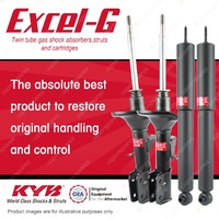 Front + Rear KYB EXCEL-G Shock Absorbers for HOLDEN Crewman VYII RWD Dual Cab