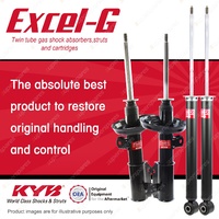 Front + Rear KYB EXCEL-G Shock Absorbers for HOLDEN Cruze JG JH I4 DT4 FWD Sedan