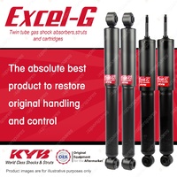 Front + Rear KYB EXCEL-G Shock Absorbers for HOLDEN Frontera UT X20SE 2.0 I4 4WD