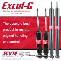 Front + Rear KYB EXCEL-G Shock Absorbers for HOLDEN Holden HQ HJ HX RWD