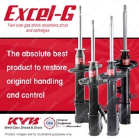 Front + Rear KYB EXCEL-G Shock Absorbers for HOLDEN Nova LE LF I4 FWD All Styles