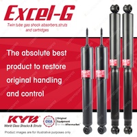 Front + Rear KYB EXCEL-G Shock Absorbers for HOLDEN Rodeo TFR 6VD1 3.2 V6 RWD