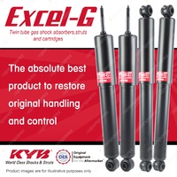 Front + Rear KYB EXCEL-G Shock Absorbers for HOLDEN Rodeo RA Torsion Bar Front