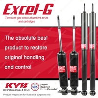 Front + Rear KYB EXCEL-G Shock Absorbers for HOLDEN Sunbird I4 RWD All Styles