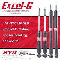 Front + Rear KYB EXCEL-G Shock Absorbers for HOLDEN Utility EH EJ EK I6 RWD Ute