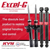 Front + Rear KYB EXCEL-G Shock Absorbers for HOLDEN Zafira TT Z22SE 2.2 I4 FWD