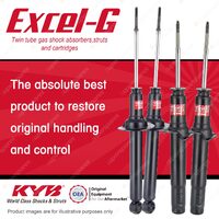 Front + Rear KYB EXCEL-G Shock Absorbers for HONDA Accord CL9 CM5 CM6 FWD Sedan