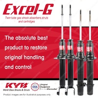 Front + Rear KYB EXCEL-G Shock Absorbers for HONDA Accord CP3 J35Z2 3.5 V6 FWD