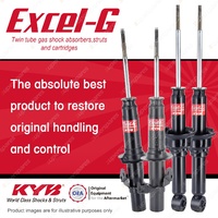 Front + Rear KYB EXCEL-G Shock Absorbers for HONDA Civic ED3 ED6 I4 FWD H/Back