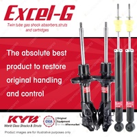 Front + Rear KYB EXCEL-G Shock Absorbers for HONDA Civic FD1 FD2 I4 FWD Sedan