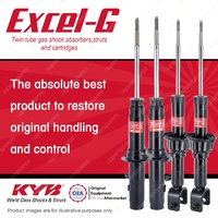 Front + Rear KYB EXCEL-G Shock Absorbers for HONDA CRX EG2 B16A2 1.6 FWD Coupe